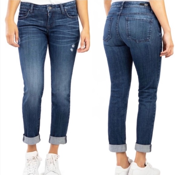 Kut from the Kloth Denim - Kut from the Kloth boyfriend  mid wash jeans Sz 12